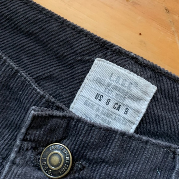 SIZE 8 Gray H&M cords like NEW - Picture 2 of 3